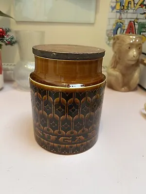 Buy Vintage Hornsea Heirloom Brown Sugar Storage Jar Pot With Lid • 4.99£