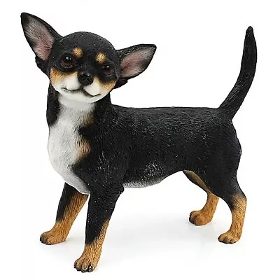 Buy Chihuahua Black And Tan Dog Ornament Figurine Gift Boxed • 13.99£