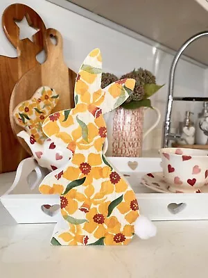 Buy Emma Bridgewater Themed Wooden Easter Free Standing Bunny/Hare Spring- Daffodils • 14£