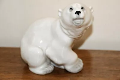 Buy Lomonosov Russian China Polar Bear Stamped Made In USSR Stands 13 Cms High • 7£