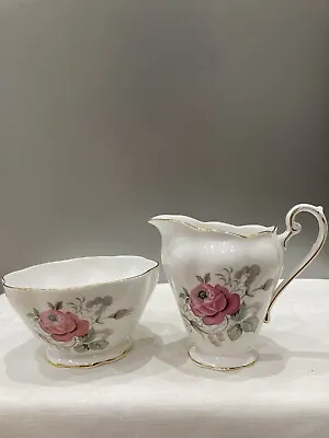Buy Vintage Royal Standard China Pink Roses Pattern 2121 Sugar Bowl & Milk Jug VGC • 5.99£