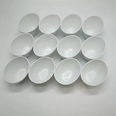 Buy 12 Steelite Varick Cafe Porcelain White Ceramic Oval Isola Noodle Bowls 5  X 4  • 12£