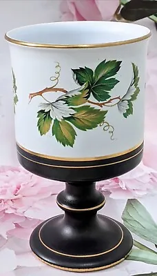 Buy Gouda Keramick Holland Flora Petra Goblet Vase Grapevine Design • 6.99£