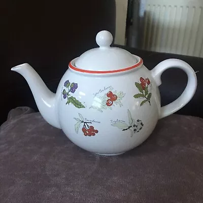 Buy Vintage Arthur Wood Teapot Wild Berries Made In England Excellent Condition • 6.60£