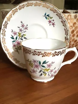 Buy Vintage Royal Grafton Bone China Tea Cup And Saucers Multi Flower Gold • 9.99£