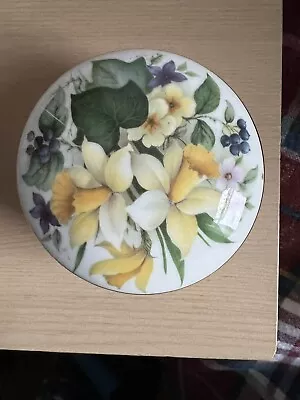 Buy Staffordshire Fine Bone China Burgh Castle Floral Trinket Box • 10£