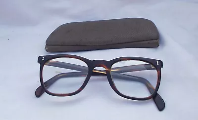 Buy Prescription M.M.W. Glasses In Brown With Hard Leather Case Vintage 1970/80's • 37.99£