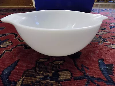 Buy Vtg Pyrex #442 1.5 Qt Solid White Cinderella Mixing Nesting Bowl With Handles • 28.59£