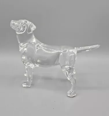Buy BACCARAT France Clear Crystal Labrador Dog Figurine 7.5  X 5.5  • 188.80£