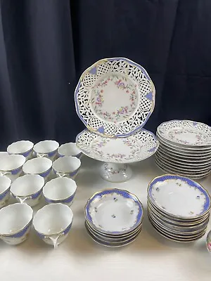 Buy Schumann Bavaria & Hutschenreut Full Tea Set Cake Plate Cups 42 Pc China Floral • 569.24£