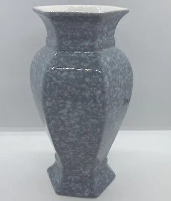 Buy Royal Winton Grey & White Speckle Effect Small Hexagon Shaped Vase Beautiful • 6.78£