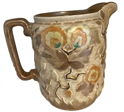 Buy Large Vintage  H J Wood Indian Tree Jug. Hand Painted With Gold Glaze VGC • 7.99£