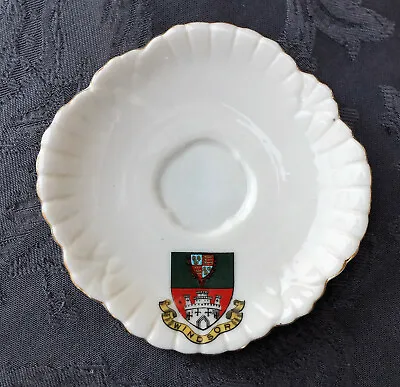 Buy Carlton China W&R Stoke On Trent Crested Saucer - WINDSOR • 5£