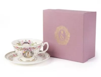 Buy Royal Collection Trust Queen Elizabeth II Cup & Saucer Buckingham Palace China • 139£