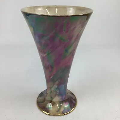 Buy Oldcourt Ware Lustre Vase J Fryer Ltd 10 Inch Large Pink Purple Hand Painted • 12.95£