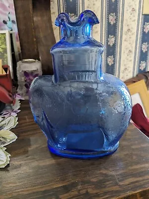 Buy Vintage Cobalt Blue Glass Elephant Bottle • 40.35£