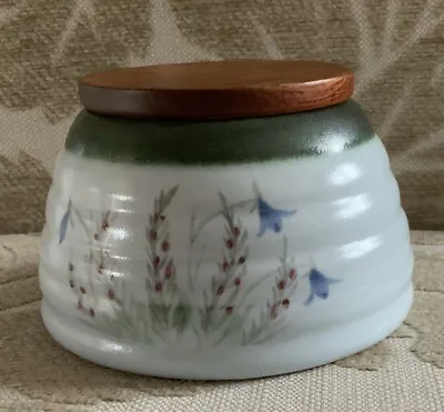 Buy Buchan Pottery Fine Scottish Stoneware Portobello Lidded Pot Bluebell & Heather • 5£