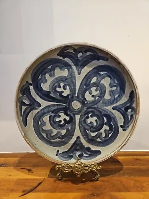 Buy Fabulous Claymohr Large Earthernware Plate Scottish Studio Pottery 28cm • 35£
