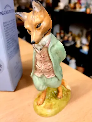 Buy Foxy Whiskered Gentleman Figurine - Beatrix Potter - John Beswick  Royal Doulton • 12.99£