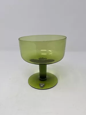 Buy Orrefors Vintage Green Glass Champagne Glasses. Vintage - New With Labels On (4) • 172.08£