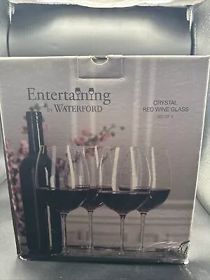 Buy Set Of 4 Waterford Crystal Red Wine Glasses In Original Box Never Used! • 85.90£