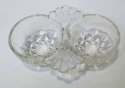 Buy Vintage Glass Salt And Pepper Pots - Salt And Pepper Pinch Pots - French Glass • 20£