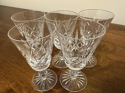 Buy 5 Brierley Crystal Glasses 4 Inch • 10£