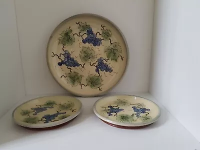 Buy Studio Pottery Slipware Plates By Lucienne De Mauny • 23£