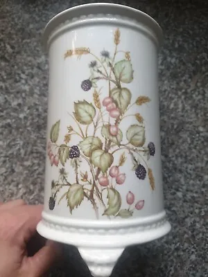 Buy Royal Winton Pottery Staffordshire Ironstone Vase With Blackberry • 7£