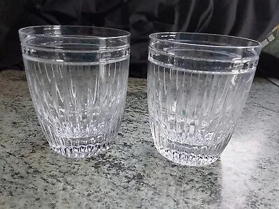 Buy 2 Waterford Crystal Marquis Hanover Double Old Fashioned Whisky Glasses • 44.99£