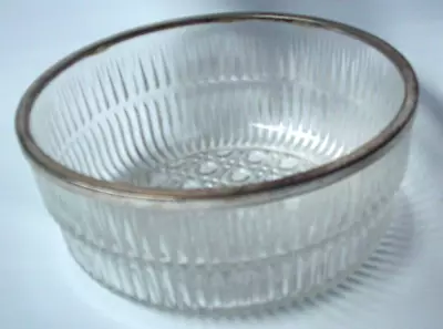 Buy Quality Heavy  Glass 9  TRIFLE Or FRUIT Bowl Old Used Ref 349 • 13£