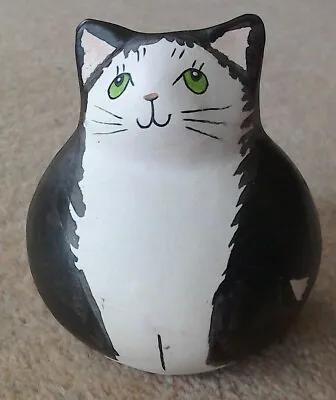 Buy Merryfield Pottery Black And White Cat Paperweight, Boxed, Hand Made In U.K. • 13.99£