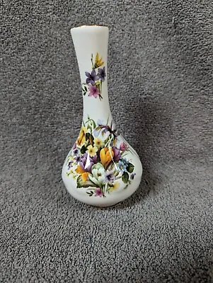 Buy Holly Barn Fine Bone China Floral Bud Vase Made In England • 8£