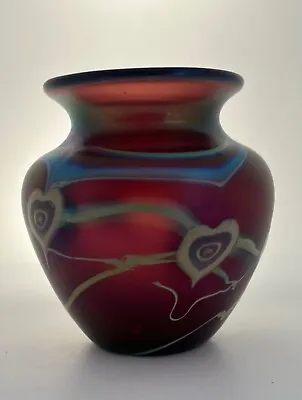 Buy Okra Glass Richard Golding Bleeding Heart Glass Vase • 50£