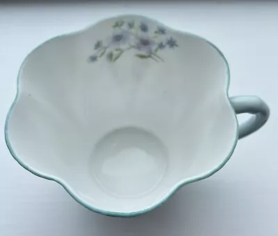 Buy Vintage SHELLEY Tea Cup Dainty Blue Rock Flower Fine Bone China England • 5£