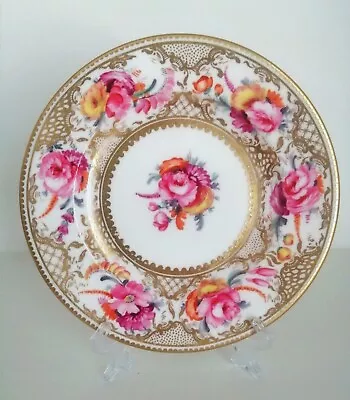 Buy Antique Late Georgian Small Coalport Plate Painted By John Rose • 32.95£