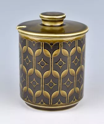 Buy Vintage Hornsea Pottery Green Heirloom Covered Jam Pot By John Clappison • 19.99£