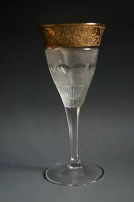 Buy Moser Splendid Wine Glass With 24k Gold Encrusted Rim • 118.80£