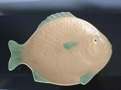 Buy Vintage Art Deco Shorter And Sons Pottery Large Fish Serving Plate • 25£