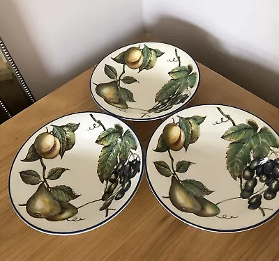 Buy 3 X Staffordshire Tableware Autumn Fayre Cereal Dishes • 13£