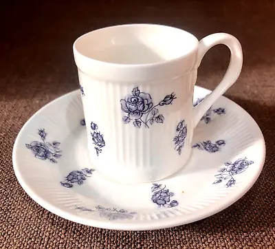 Buy Vintage Crown Staffordshire “Elsinore” Bone China Coffee Can Shape Cup & Saucer • 5£