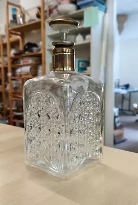 Buy Vintage Antique Cut Glass Decanter Oil Or Vinegar Dispenser Bottle FREEPOST UK✅ • 20£