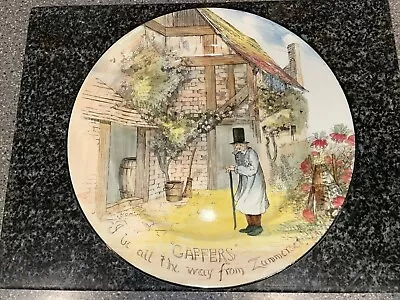 Buy Royal Doulton Dickens Ware Plate - Gaffers - Zummerset - • 6£