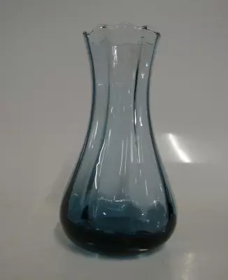 Buy Bud Vase Caithness Of Scotland Petrol Blue Small Height 14 Cms • 6.99£