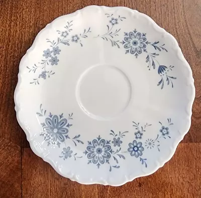 Buy Seltmann Weiden Bavarian Blue White Christina Porcelain Saucer(s) • 3.84£