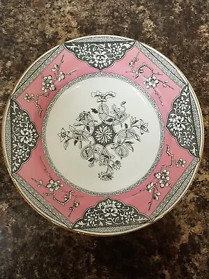 Buy Antique Minton 1878 Clive Japan Pattern Earthenware Soup Plate 10.5  Pink/Grey • 15£