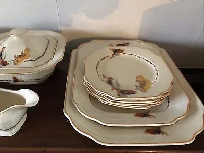 Buy Adams Royal Ivory Titian Ware Dining Set Including Plates, Serving Bowls Etc • 14.99£