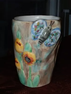 Buy E Radford Pottery Small Vase Butterfly Ware ~ Free UK P&P • 14.99£
