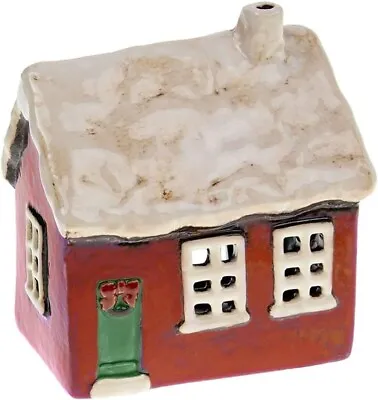 Buy Village Pottery Cottage Tealight - Christmas Tealight Holder - Hand Finished • 14.49£