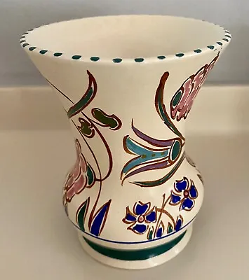 Buy Honiton Pottery Floral Vase - Height 12.5cm • 11.95£
